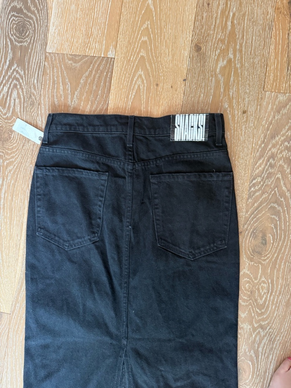 NWT! MOTHER SNACKS! The Candy Stick Skirt black - Picture 9 of 12